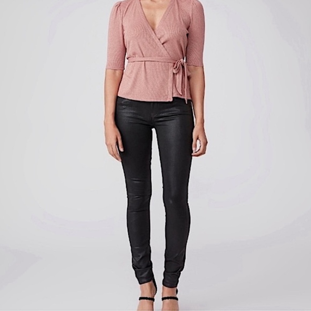 Anthem Paige Skinny Black Fog Coated Skinny Jeans